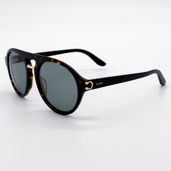 NEW CARTIER CT0130S 003 MAN HAVANA SUNGLASSES - Picture 6 of 9